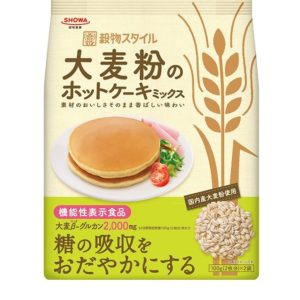 SHOWA Omugiko-no-Hotcake Mix 200g (Barley Flour Pancake Mix 200g)